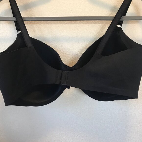 Warner's Women's Black Seamless Underwire T-Shirt Bra‎ Size 38D Comfort - Picture 3 of 6